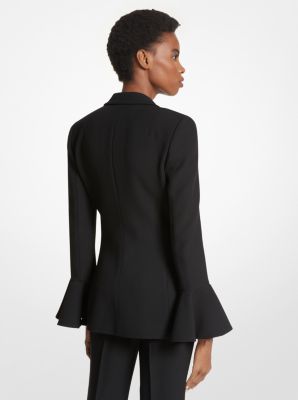 Double Crepe Sablé Flare-Sleeve Blazer image number 1