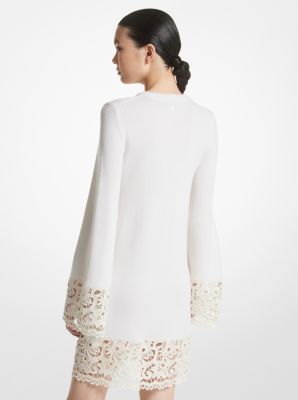 Lace Trim Cashmere Dress | Michael Kors [US]