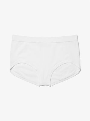 Stretch Viscose Briefs in OPTIC WHITE | Michael Kors