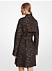 Corded Floral Lace Trench Coat image number 1