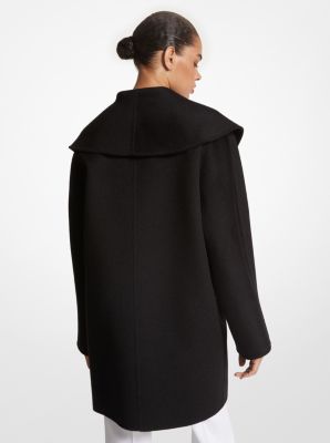 Double Face Wool Melton Clutch Coat