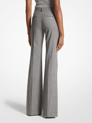 Haylee Stretch Wool Flannel Flared Trousers image number 1