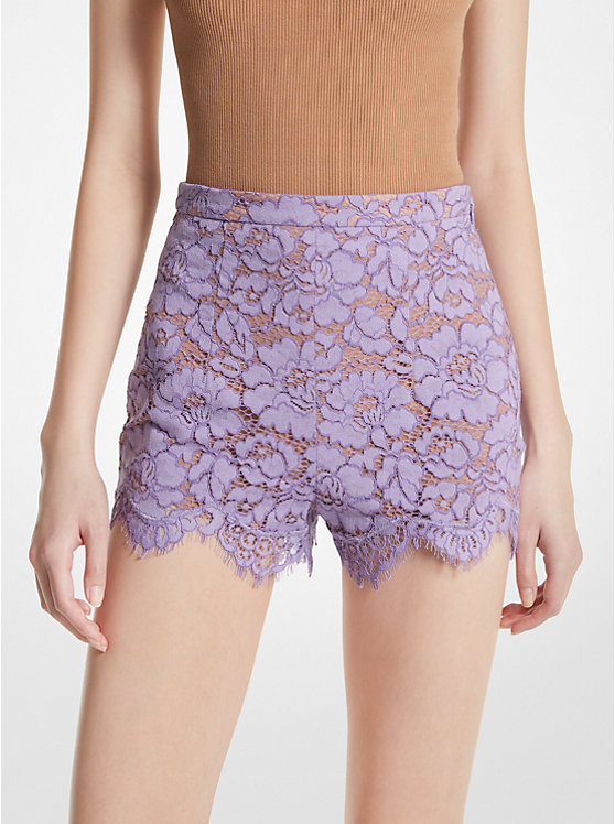 Floral Lace Shorts image number 0