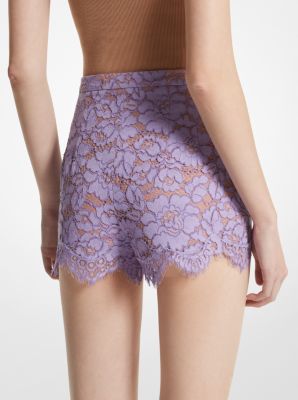 Floral Lace Shorts image number 1