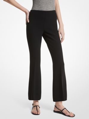 MICHAEL Michael Kors Michl Michl Kors Stretch Crepe Wide Leg Pants White,  $165, NET-A-PORTER.COM