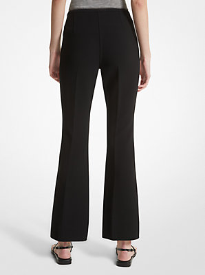 Double Face Stretch Wool Cropped Pants
