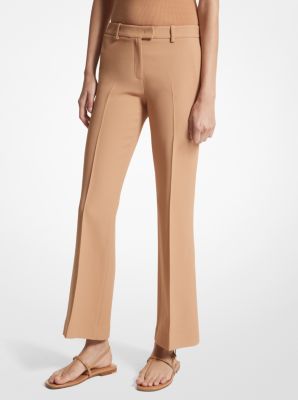 Double Crepe Sablé Flared Trousers