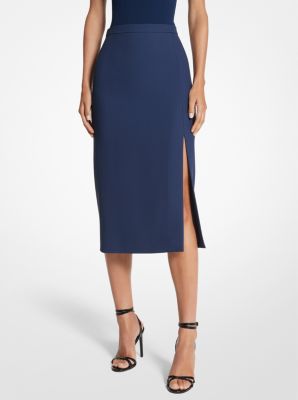 Stretch-Wool Gabardine Pencil Skirt | Michael Kors