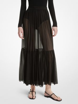 Chiffon georgette skirt hotsell