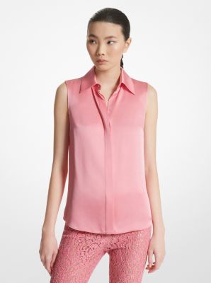 Hansen Charmeuse Sleeveless Shirt image number 0