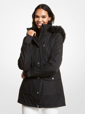 Michael kors faux fur on sale parka