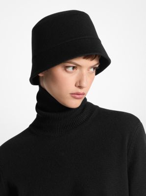Gorro de lana Melton Bucket in NEGRO | Michael Kors