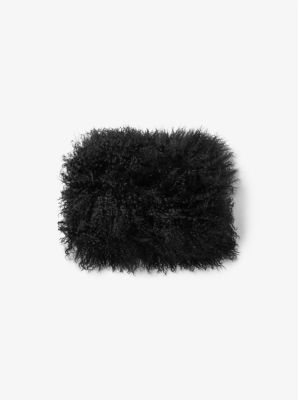 Manguito de lana de oveja de Mongolia in NEGRO | Michael Kors