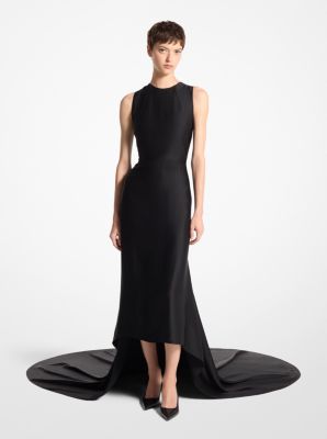 Satin Charmeuse Sheath Gown image number 0