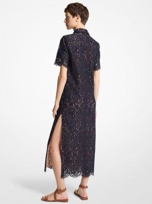 Corded Floral Lace Tunic Dress image number 1