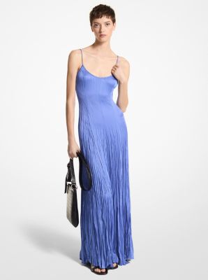 Jamison Crushed Charmeuse Slip Dress image number 0