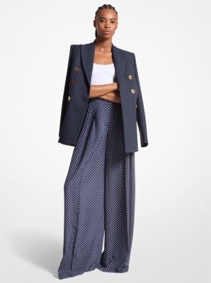 Double Crepe Sablé Double-Breasted Blazer image number 0