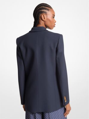 Double Crepe Sablé Double-Breasted Blazer image number 1