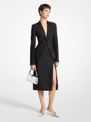 Sequined Wool Blazer image number 0