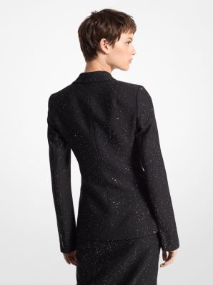 Sequined Wool Blazer