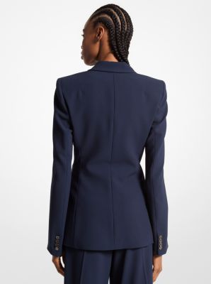 Blazer Georgina croisé en sergé de laine