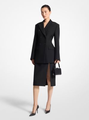 Michael kors double breasted coat online