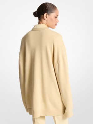 Cardigan oversize in cashmere image number 1