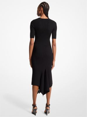 Merino Wool Draped Dress