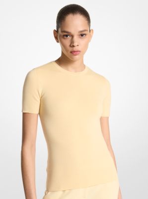 Jersey de cachemir de manga corta in Pergamino | Michael Kors
