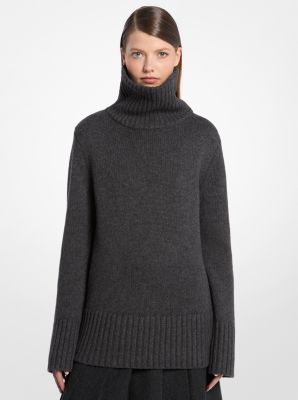 Jersey de cuello alto de cachemir