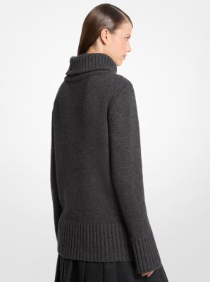 Jersey de cuello alto de cachemir