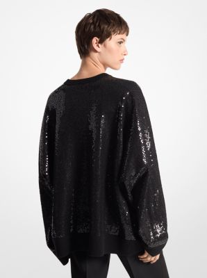 Sequined Cashmere Sweater image number 1