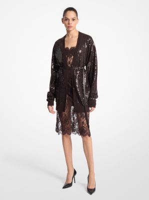 Sequined Cashmere Cardigan image number 0