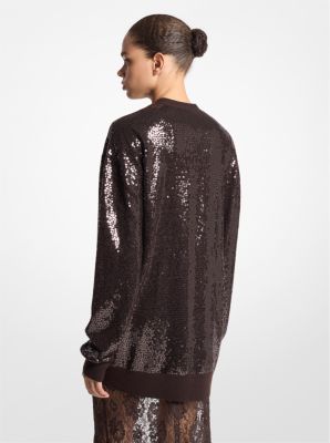 Sequined Cashmere Cardigan image number 1