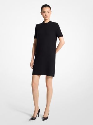 Felted Wool Crewneck T-Shirt Dress | Michael Kors [US]