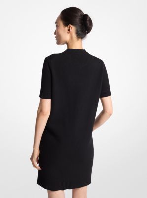 Felted Wool Crewneck T-Shirt Dress | Michael Kors [US]