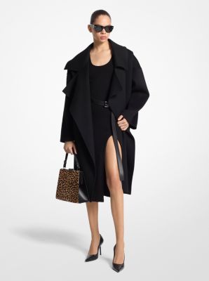 Double Faced Wool Melton Clutch Coat image number 0