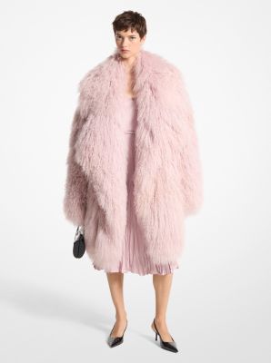 Michael kors fur coat on sale