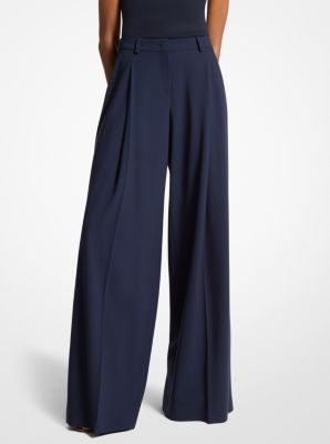 Wool Serge Palazzo Trousers image number 0