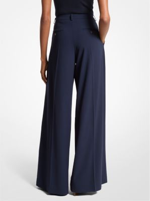 Wool Serge Palazzo Trousers image number 1