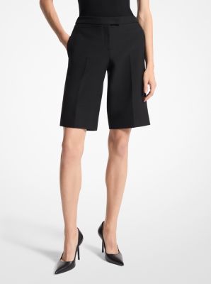 Wool Gabardine Bermuda Shorts