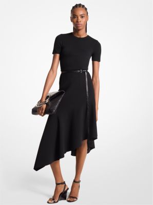 Michael kors tiered velvet skirt best sale