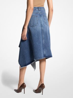 Denim Cascade Skirt image number 1