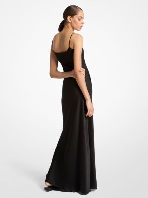 Techno Charmeuse Bias Slip Gown