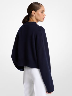 Pullover in cashmere stile college image number 1