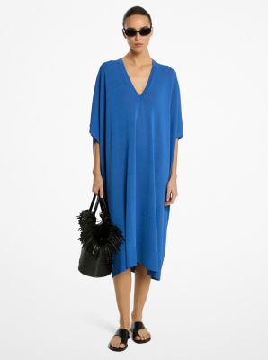 Stretch Viscose V-Neck Caftan image number 0