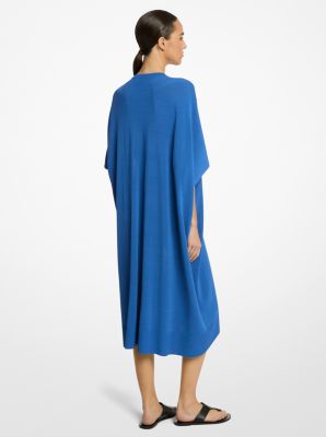 Kaftan aus Stretch-Viskose mit V-Ausschnitt image number 1