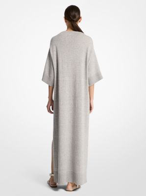 Cashmere and Linen Slit Caftan image number 1