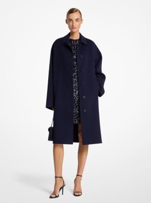 Giraffe Cotton and Silk Jacquard Chesterfield Coat | Michael
