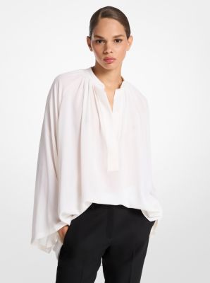 Blusa in georgette di seta